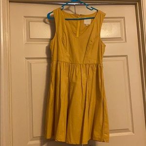 ModCloth Biking Through Brussels Yellow Dress